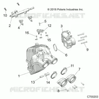 ENGINE, INTAKE AND CORPS DE PAPILON