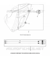 ELECTRICITE, OPTIONS, PLUG KIT AND HAZARD SWITCH