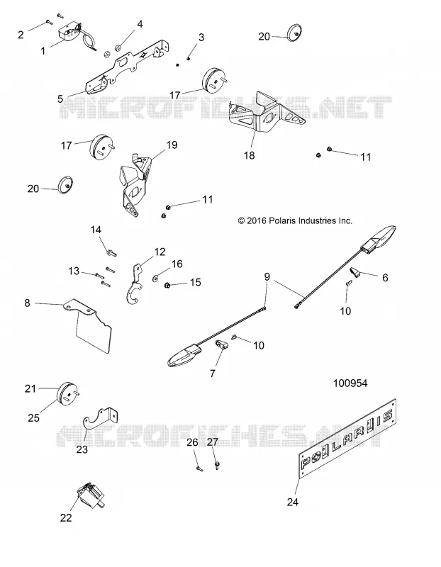 ELECTRICITE, TURN SIGNALS AND LICENSE PLATE