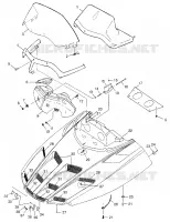 CAPOT 600 XCR 0985677 (4943164316A011)
