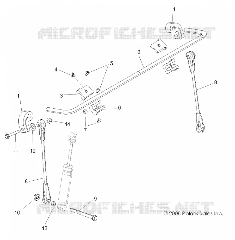 BARRE STABILISATRICE, FRONT