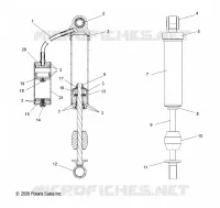 AMORTISSEUR ARRIERE, INTERNAL COMPONENTS (7043216)