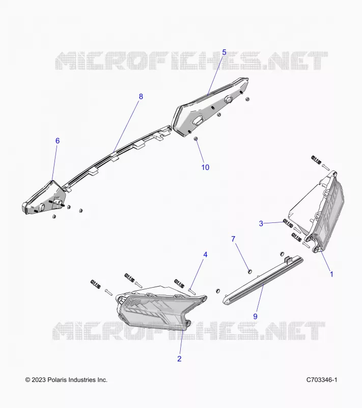 ELECTRICITE, HEADLIGHTS AND TAILLIGHTS