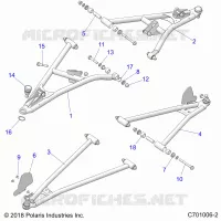 SUSPENSION AVANT CONTROL ARMS