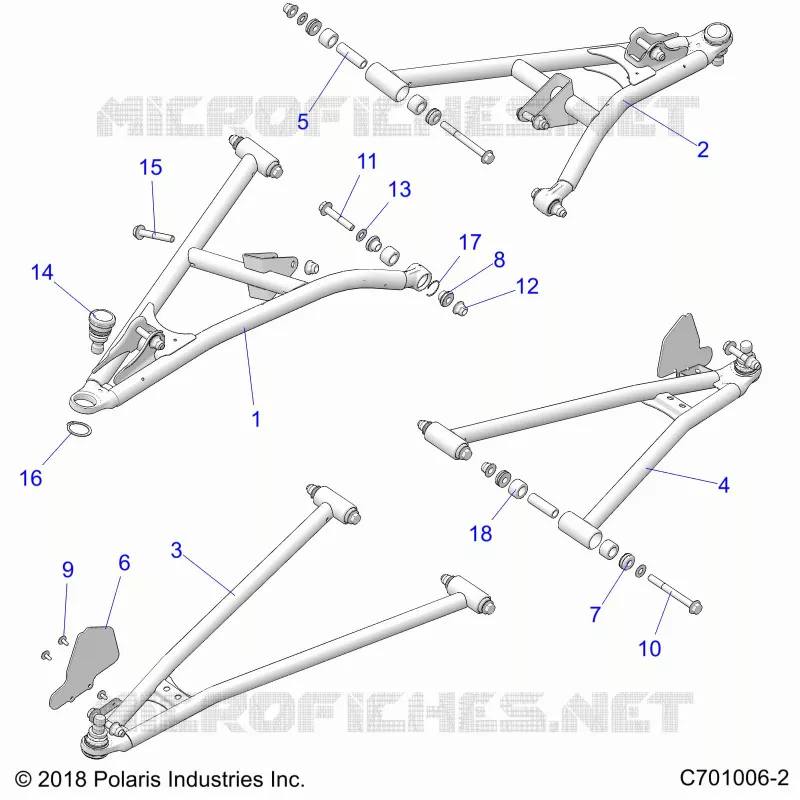 SUSPENSION AVANT CONTROL ARMS