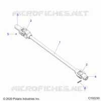 SYSTÃˆME DE TRANSMISSION, FRONT PROP SHAFT