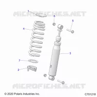 SUSPENSION, AMORTISSEUR AVANT MOUNTING