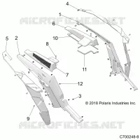 CARROSSERIE ARRIERE FENDERS AND BEZELS- Z21NAE92AG/BG/AX/BX (C700248-8)