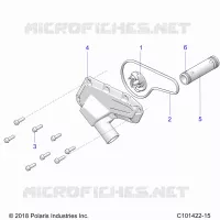 MOTEUR, WATERPUMP IMPELLER AND COVER