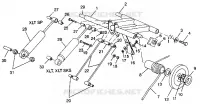 BRAS DE SUSPENSION ARRIERE XLT 0940767, XLT SP 0930667   XLT SKS 0940567 (4925022502024A)