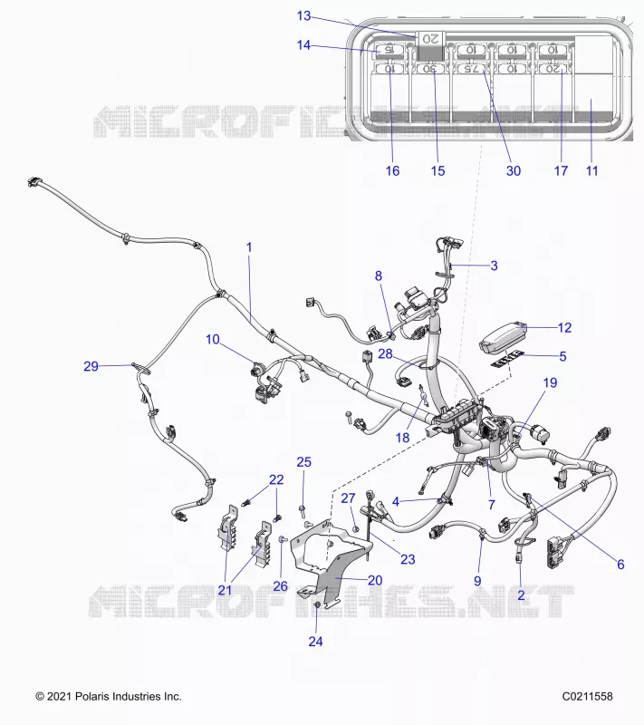 ELECTRICITE, MAIN WIRE HARNESS