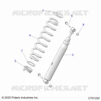 SUSPENSION, AMORTISSEUR AVANT MOUNTING