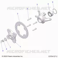 SUSPENSION AVANT CARRIER- Z21NAR99AN/BN (C0704127-2)