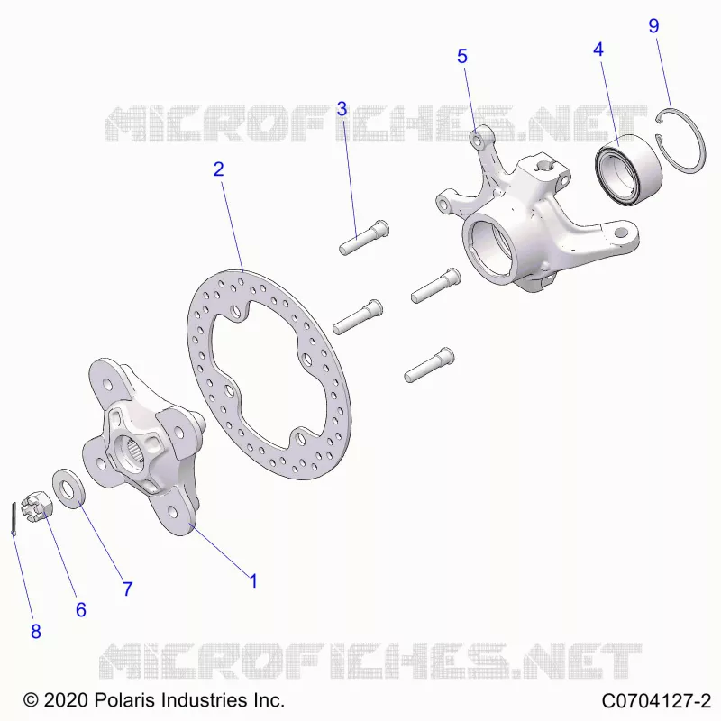 SUSPENSION AVANT CARRIER- Z21NAR99AN/BN (C0704127-2)