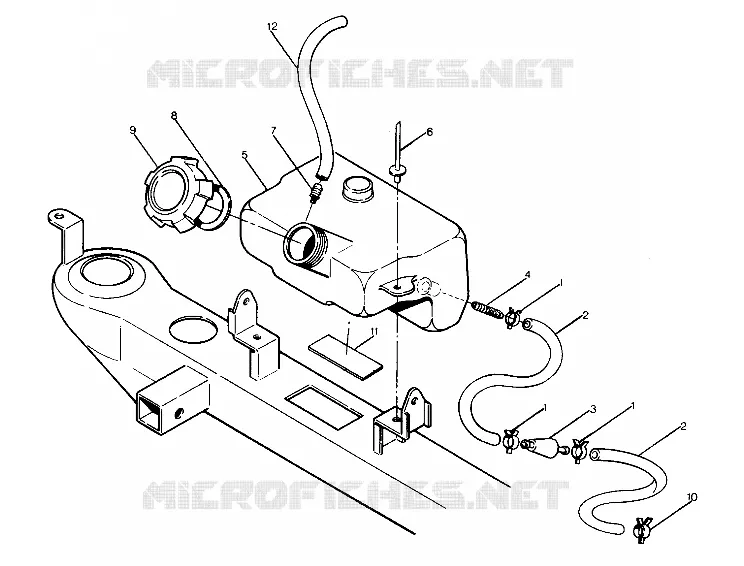 RESERVOIR D'HUILE ASSEMBLY 6X6 (4919811981005A)