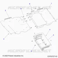 PLANCHER PANELS, REAR