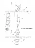 SUSPENSION ARRIERE SUPPORT AMORTISSEUR 