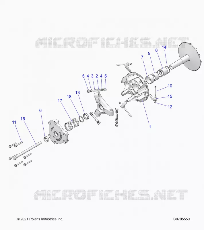 SYSTÃˆME DE TRANSMISSION, PRIMARY CLUTCH