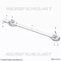 SYSTÃˆME DE TRANSMISSION, FRONT PROP SHAFT
