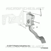 PEDALE D'ACCELERATEUR