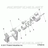 BRAKES, ETRIER DE FREIN ARRIERE