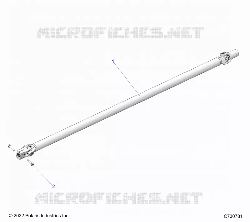 SYSTÃˆME DE TRANSMISSION, FRONT PROP SHAFT