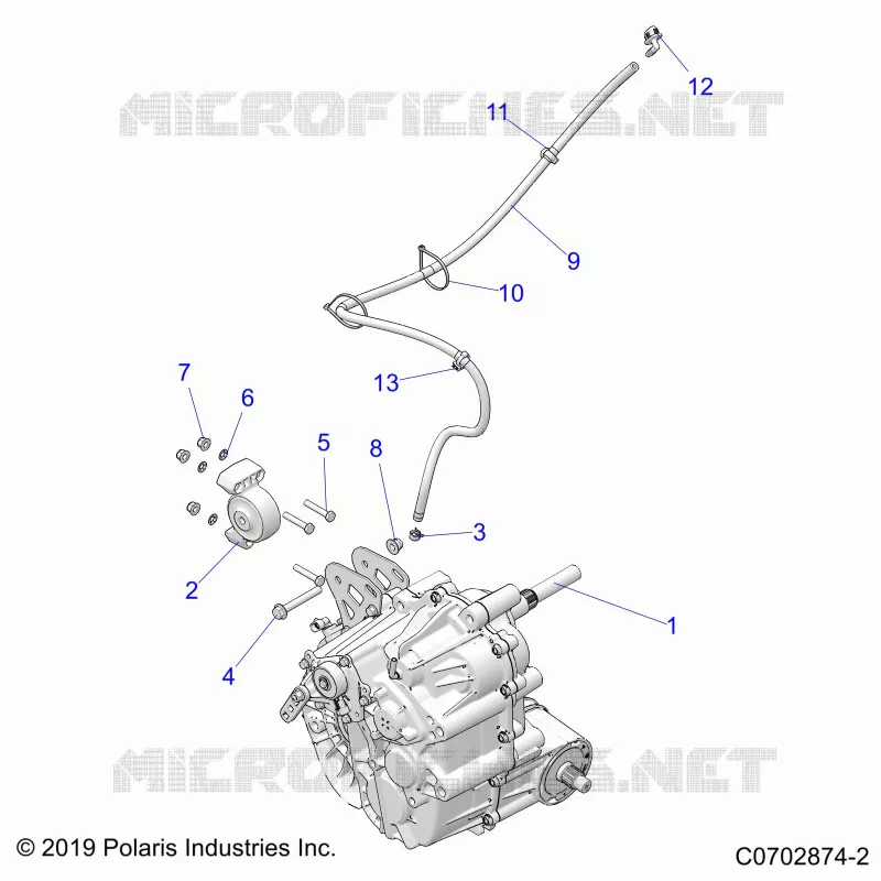 SYSTÃˆME DE TRANSMISSION, MAIN GEARCASE MOUNTING