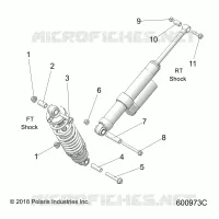 AMORTISSEUR MOUNTING, REAR SUSP.