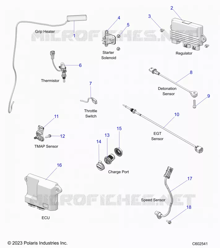 ELECTRICITE, SWITCHES, SENSORS AND COMPONENTS