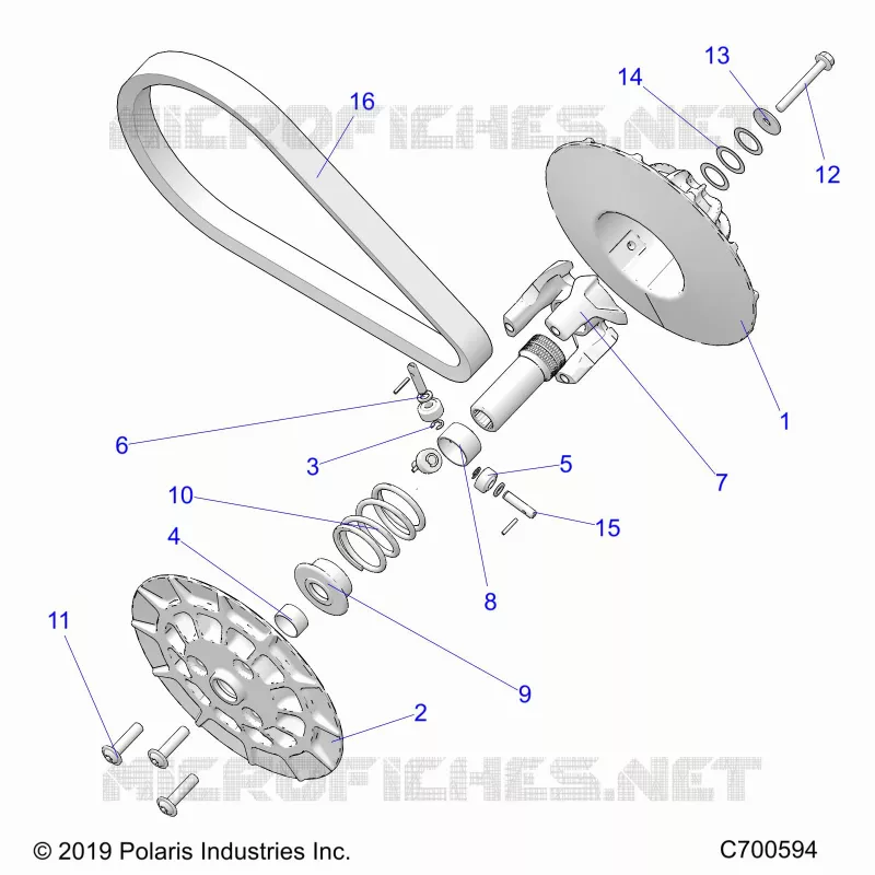 SYSTÃˆME DE TRANSMISSION, CLUTCH, SECONDARY