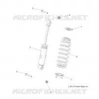 SUSPENSION, AMORTISSEUR AVANT
