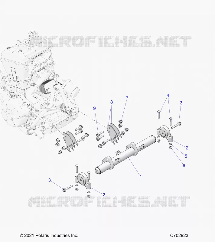 MOTEUR, MOUNTING & LONG BLOCK