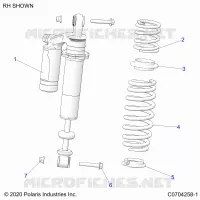 SUSPENSION ARRIERE SHOCK