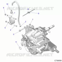 SYSTÃˆME DE TRANSMISSION, MAIN GEARCASE MOUNTING