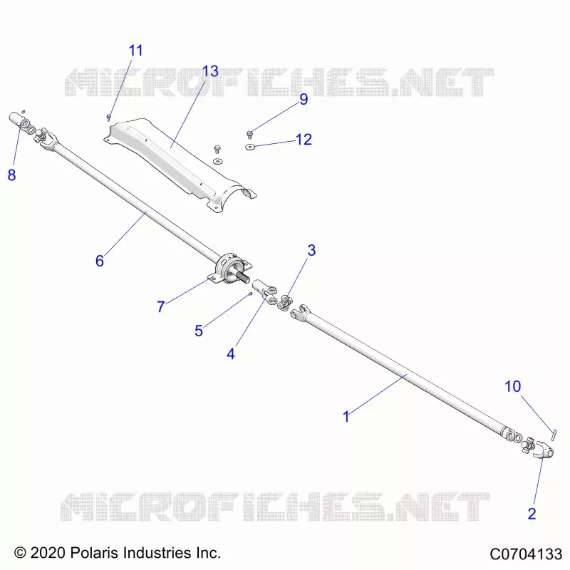 SYSTÃˆME DE TRANSMISSION, PROP SHAFT