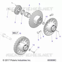 DRIVE TRAIN, CLUTCH, SECONDARY