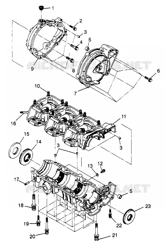 CARTERS MOTEUR SLT 780 B974588 (4941174117B013)