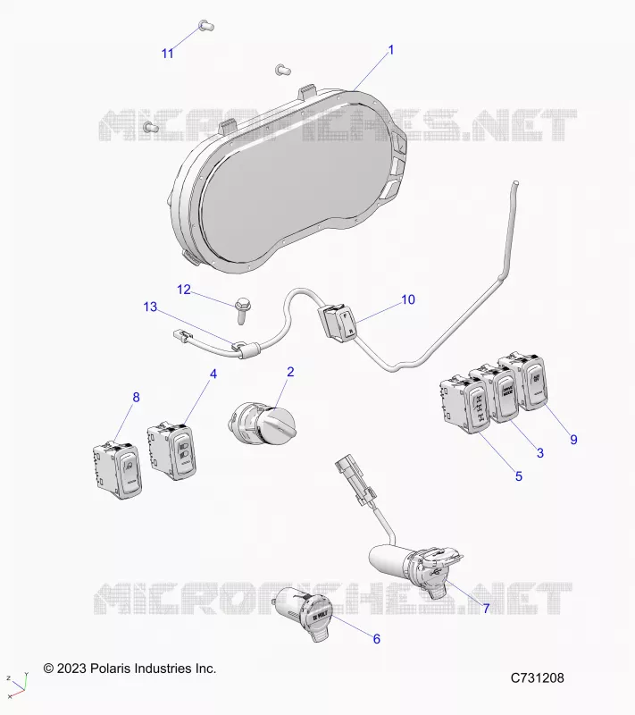 ELECTRICITE, DASH INSTRUMENTS