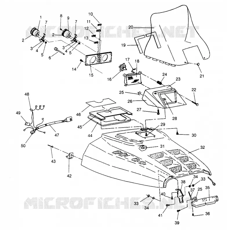 CAPOT XLT RMK 0960956, XLT SKS 0960556 and EUROPEAN XLT SKS E960556 (4931813181A010)