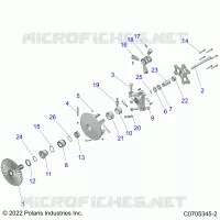 SYSTÃˆME DE TRANSMISSION, PRIMARY CLUTCH