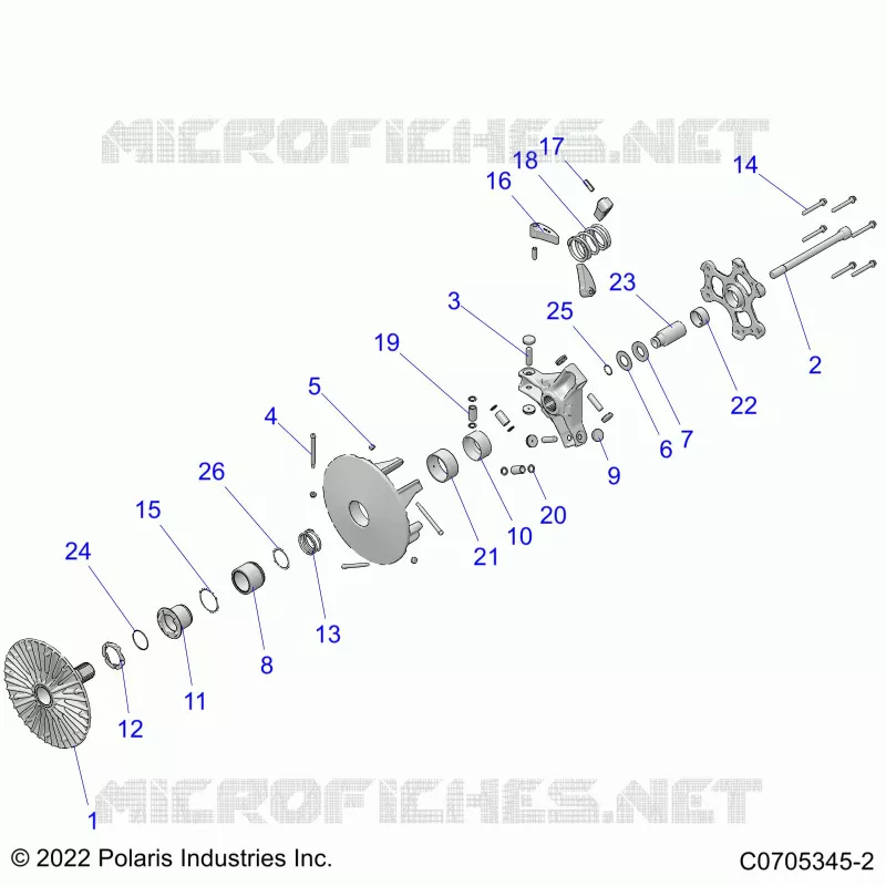 SYSTÃˆME DE TRANSMISSION, PRIMARY CLUTCH
