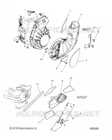 ENGINE, AIR INLET AND OUTLET DUCTS