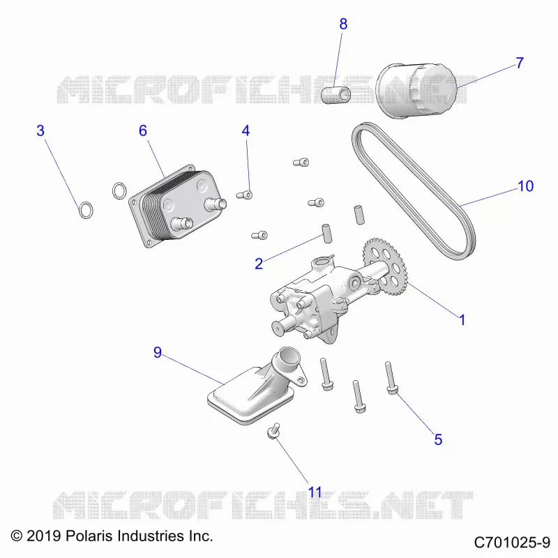 POMPE A HUILE AND OIL COOLER