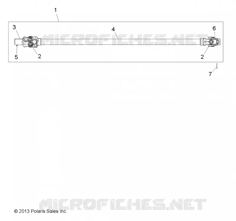 DRIVE TRAIN, ARBRE DE TRANSMISSION AVANT