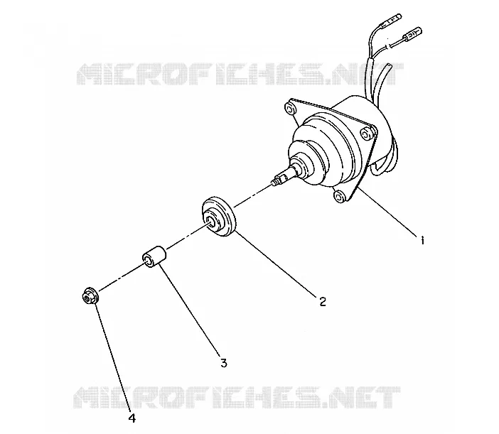 MOTEUR DE VENTILATEUR 250 2X4