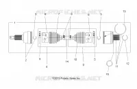 SYSTÈME DE TRANSMISSION, ARBRE DE TRANSMISSION ARRIERE