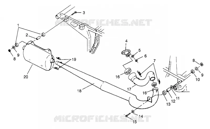 ECHAPPEMENT Scrambler W967840 (4935823582A011)