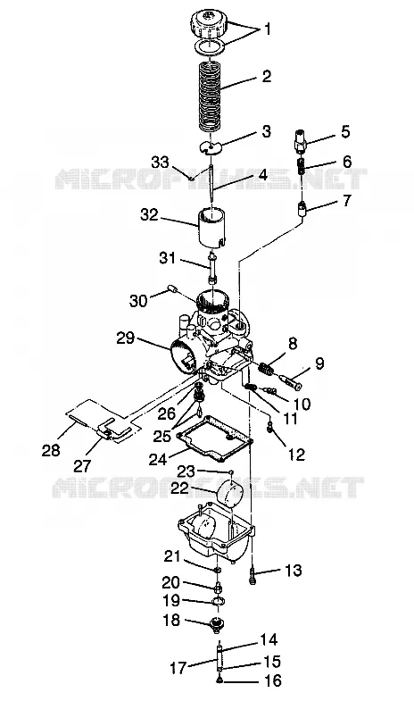 CARBURATEUR SUPER SPORT 0980761 (4942874287C010)