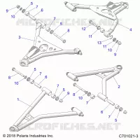 SUSPENSION AVANT CONTROL ARMS