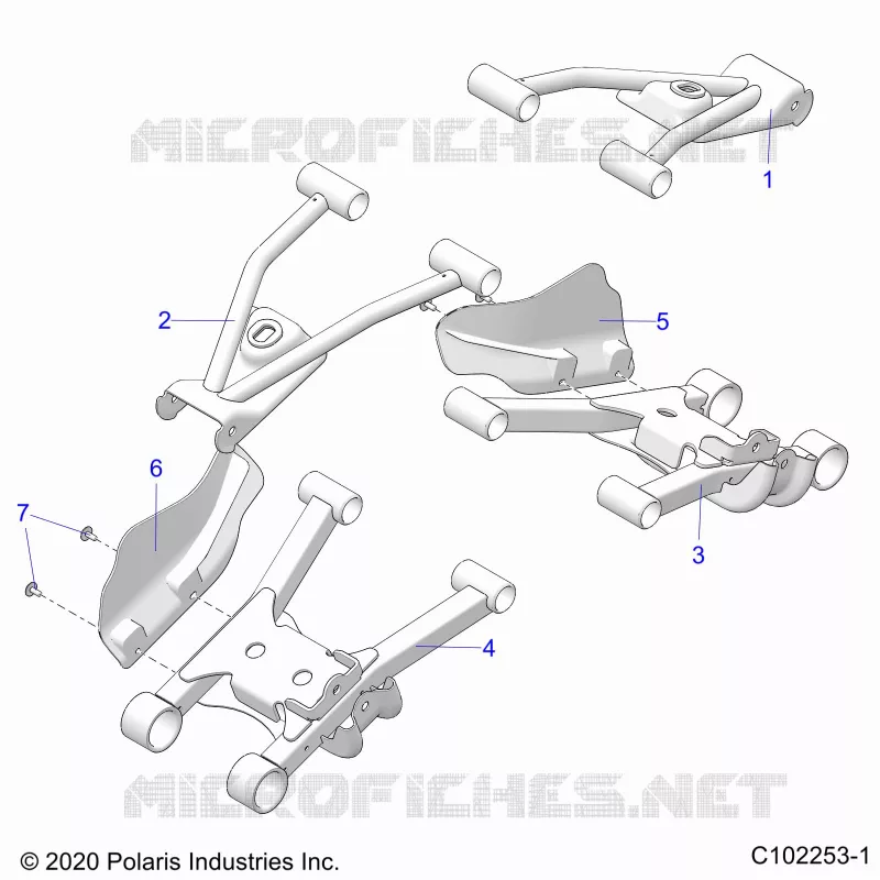 SUSPENSION ARRIERE CONTROL ARMS